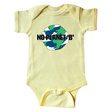 

Inktastic No Planet B with Cartoon Earth Gift Baby Boy or Baby Girl Bodysuit