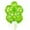 Lime Green/White, variant on PMU Polka Dot Balloons 11in Premium Baby Blue with All-Over print white Dots Pkg/12