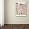 thumbnail image 3 of Trademark Fine Art 'Portland Oregon City Street Map' Canvas Art by Michael Tompsett, 3 of 3
