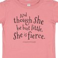 thumbnail image 4 of Inktastic Though She Be but Little Shakespeare Quote Boys or Girls Baby T-Shirt, 4 of 5
