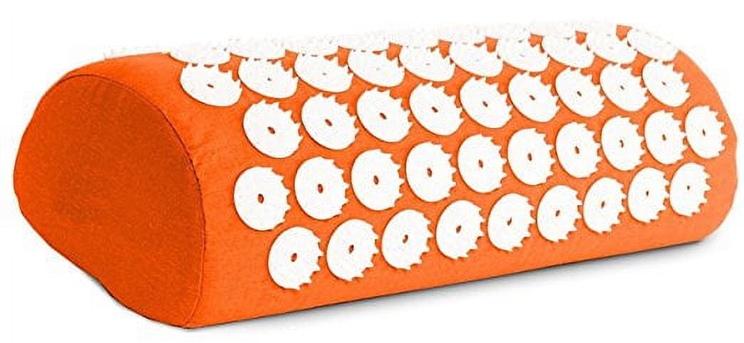 BalanceFrom Acupressure Yoga Mat and Pillow Set for Back and Neck Pain Relief and Muscle Relaxation Massage