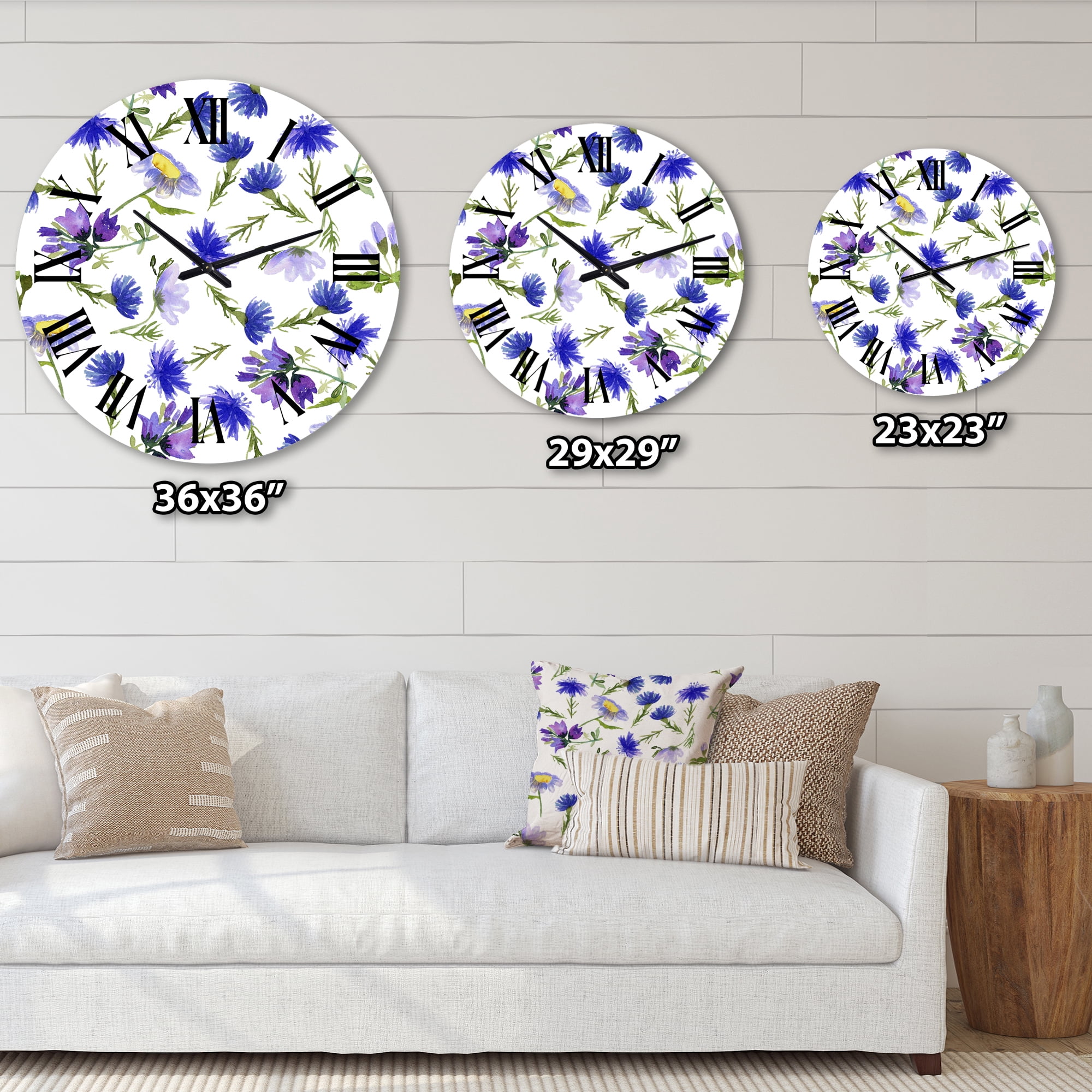 Designart 1 in Traditional Wall Clock