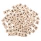 thumbnail image 1 of 100 piezas de mini fichas numéricas de madera, fichas pequeñas con símbolos numéricos, fichas numéricas educativas para manualidades y enseñanza de matemáticas., 1 of 7