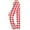 Red, variant on Lenpel Women's Pajama Pants Plaid Plus Size High Rise Elastic Waist Wide Leg Lounge Trousers Comfy Pj Bottoms