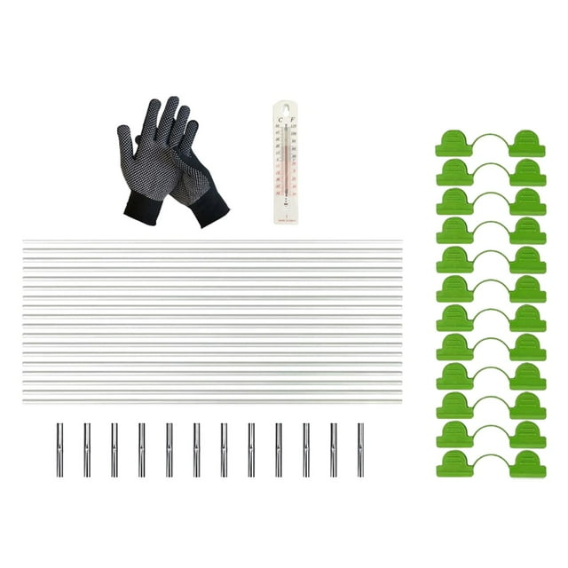 Cerceaux de Jardin Bandes de Support de Tunnel de Croissance/ Support de Tunnel de Plantation/ Support de Plante DIY Support de Jardin pour Couverture de Rangée Ensemble de 18 Cerceaux