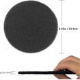 thumbnail image 2 of 4 Pieces Compost Bin Filter, Kitchen Compost Bin Activated Carbon Filter Compost Pail Charcoal Filter for Compost Bin Kitchen Compost Pail Activated Carbon Filters Replacement Round (6.25inch*3mm), 2 of 7