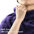 thumbnail image 6 of Poncho Blanket Super Soft Comfy Plush Wearable Fleece Blanket  for Adult, 6 of 7