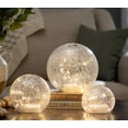 thumbnail image 5 of Evergreen LED Glass Cubes and Spheres Towers, Set of 3, 5 of 7