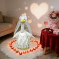 thumbnail image 4 of HJuyYuah Porch Goose Outfits, Romantic Porch Gooses Clothes 17" Cement Goose Spring Valentine's Day Outdoor Patio Yard Lawn Dection, Gardener Goose Costume, 4 of 7