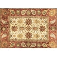 thumbnail image 1 of Ahgly Company Indoor Rectangle Abstract Brown Modern Area Rugs, 5' x 8', 1 of 4