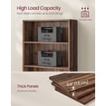 thumbnail image 5 of VASAGLE CUSTOS Collection - Bookshelf, 6-Tier Bookcase, Book Shelf, Open Storage Shelf, for Living Room, Home Office, Dining Room, Natural Walnut, 5 of 7