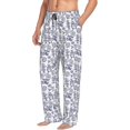 thumbnail image 6 of Rateoe World Travel2 Pattern Men’s Ultra-Soft Comfy Pajama Lounge Pants Sleepwear,Comfortable Lounge Wear,lightweight Pajamas, Casual Home Wear-Medium, 6 of 6