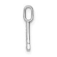 thumbnail image 4 of Auriga 14k White Gold Diamond Letter L Initial Pendant for Women(L- 15.25 mm, W- 5.31 mm), 4 of 6