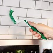 Libman Scrub Brush Kit Three Different Durable Brushes for Grout, Tile, Bathroom, Kitchen. Easy to Handle, Strong Fibers for Tough Messes Family Made in the USA, Unisex Lot 2406