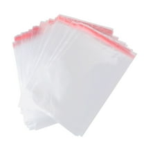ORDDIART 100Pcs Clear OPP Plastic Self Adhesive Sealing Cellophane Bags for Cookie Packaging 5.9x9.4in