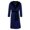 Blue, variant on Dyfzdhu Robes for Men Plus Size Winter Bathrobe Shawl Lengthened Plush Long Robe Fuzzy Fleece Black