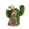 thumbnail image 3 of Jeco Lumière LED Solaire en Poly-Résine 7.5 Pouces Maison Cactus, 3 of 5