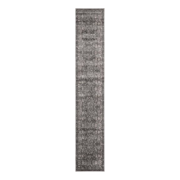 Unique Loom Portland Collection Area Rug - Albany (2' 2" x 12' Runner Gray/Ivory)