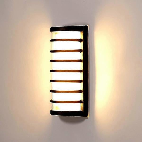 LED Wall Lamp Outdoor Indoor, Modern Outdoor Wall Light Waterproof Ip65 20w 1400lm 3000k Warm White Light Fixture Decoration Lamp