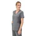 thumbnail image 3 of Hanes Womens Scrubs Healthcare Top, Comfort Fit Moisture-Wicking Stretch Scrubs for Women, 3 of 10