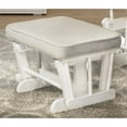 thumbnail image 2 of AFG Baby Furniture Vinyl Sleigh Glider Ottoman Cushion in Gray, 2 of 2