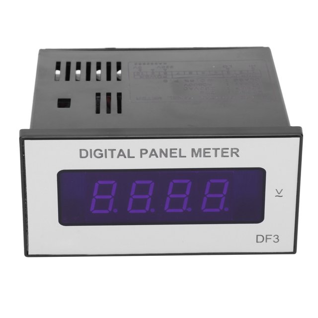 Medidor de Voltaje y Corriente de Plástico Bling Bling Panel de Visualización Digital CA 500 V