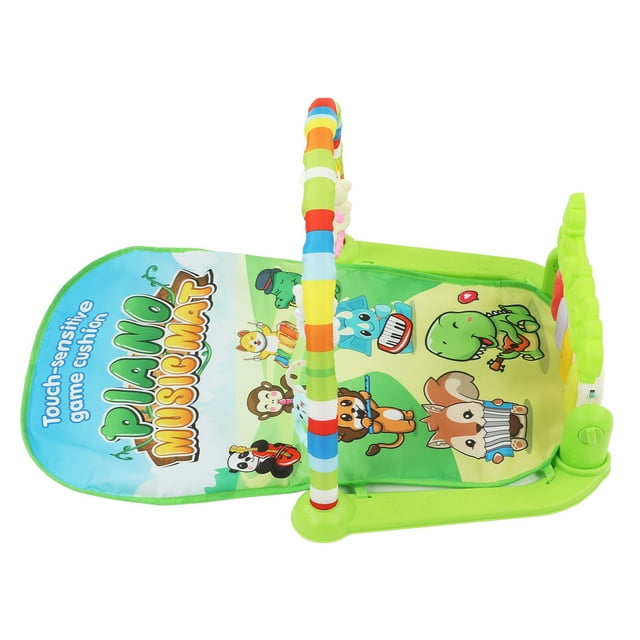 Mat de Gimnasia Baby Mat Piano, Multi Color Rattles Toy Bebé Play Piano Preschool Light Light Light para Jugar para Niños Pequeños
