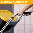 thumbnail image 5 of Heavy Duty Aluminum Hand Truck - 8" Wheels with Horizontal Loop Handle and 500 lbs Load Capacity | 50.25" High, 17.5" Wide and 17.75" x 9" Diecast Nose Plate, 5 of 6