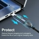 thumbnail image 4 of 2 Piezas Adaptador USB C Pantalla LED PD 100W Macho una Hembra Probador de Medidor de Potencia RáPido, Adaptador Extensor de Monitor de Cargador USB-C, 4 of 6