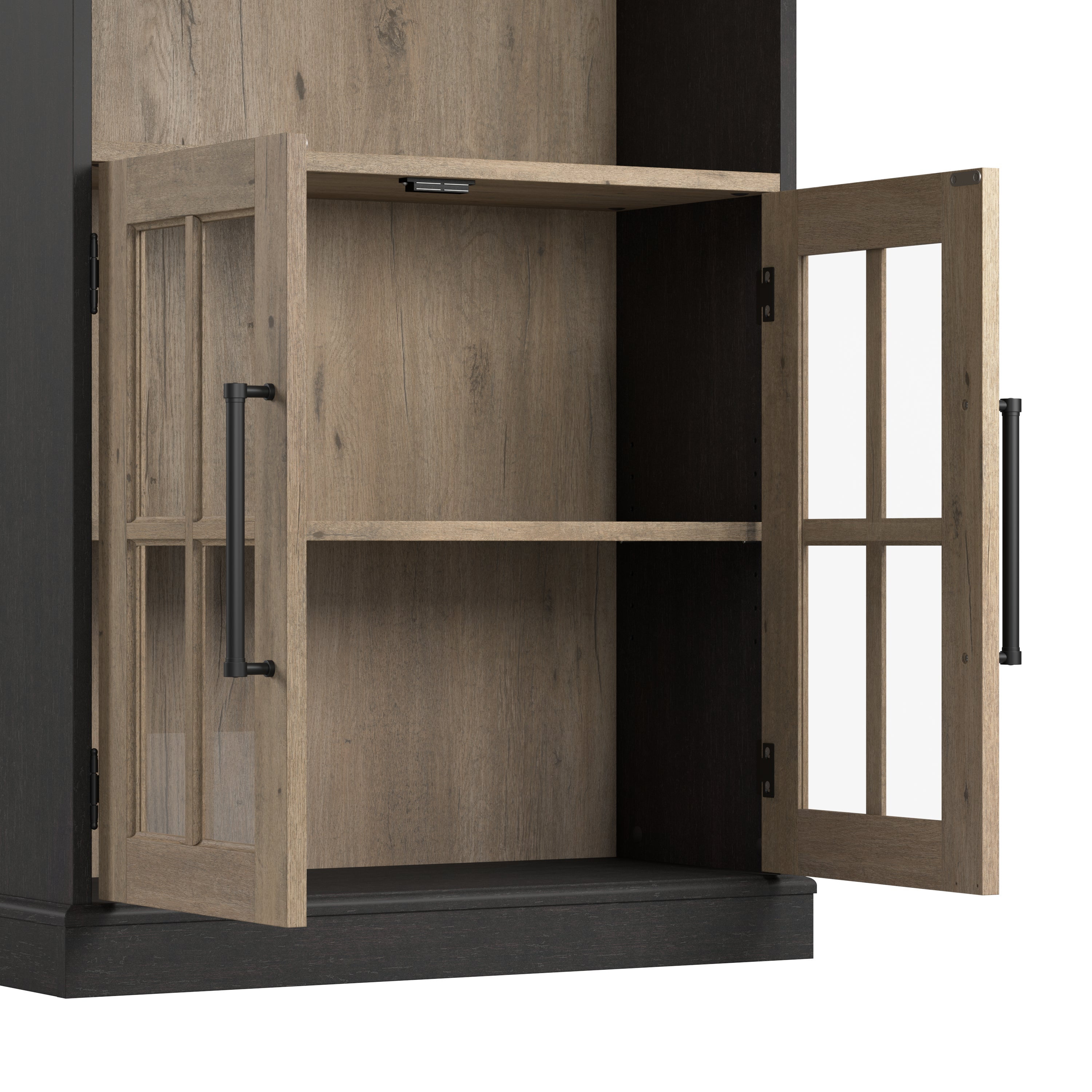 Westbrook 5 Shelf Bookcase with Glass Doors by Bush Furniture