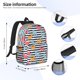 thumbnail image 5 of Easygdp Colorful Llama Mochila Ligera de 15 Pulgadas para Estudiantes, Mochila Cómoda para la Escuela y Viajes, Correas Ajustables, 5 of 6