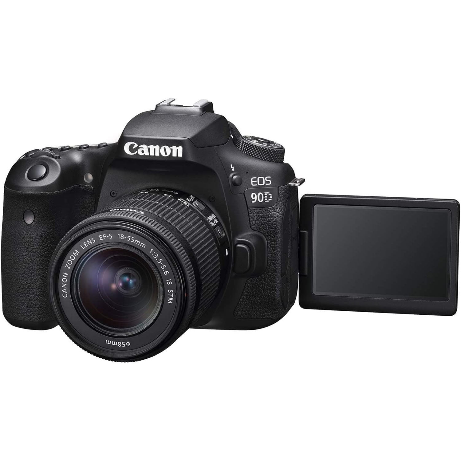 Canon EOS 90D DSLR Camera with 3 Lenses, 128GB Memory, Extra