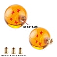 thumbnail image 2 of DEWHEL 54MM dragon ball Z Manual Gear shift shifter knob JDM 4 5 6 Speed 4 Star Round Universal Fit for Honda Acura Mazda Mitsubishi Nissan Infiniti Lexus Toyota Scion Subaru Hyundai Ford Jeep etc, 2 of 2
