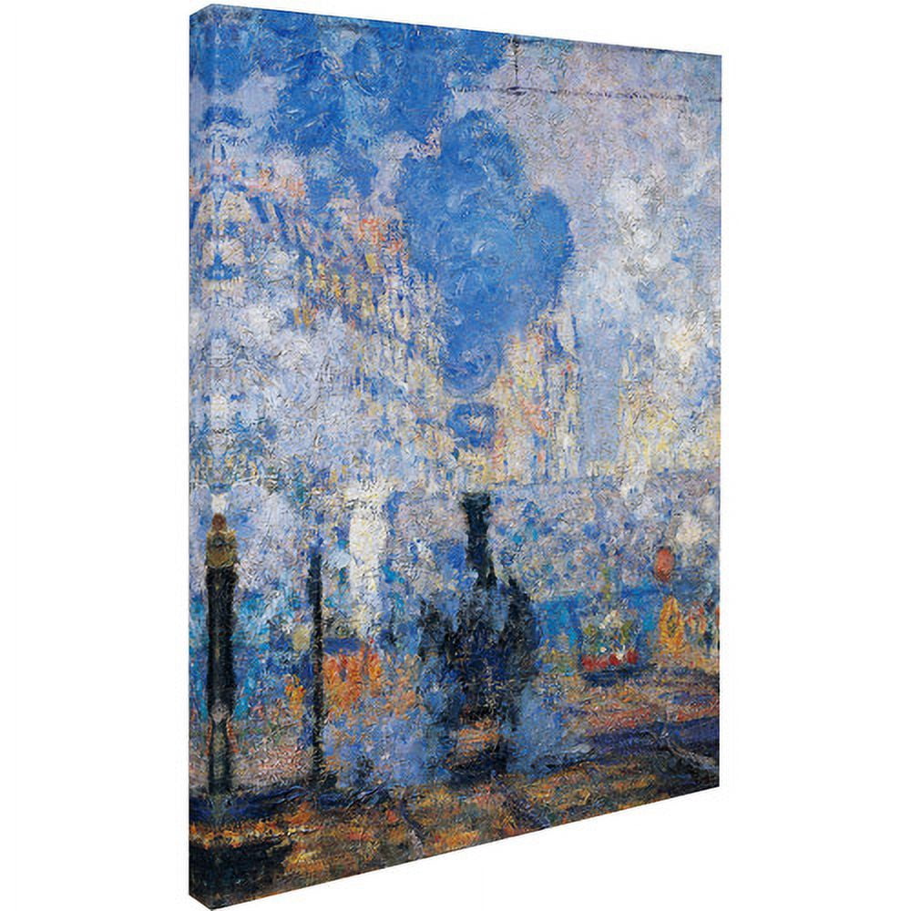Trademark Fine Art "Saint Lazare Station" Canvas Art by Claude Monet