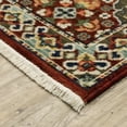 thumbnail image 3 of Oriental Weavers Lilihan Wool Blend Area Rug - 050X6 - 3'3" x 5' - in Red/ Multi - Vintage Inspired, Wool Blend, Entrway, Bedroom Rug, 3 of 3