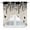 Beige, variant on Swag Valance Curtains for Windows, Spring Botanical Light Filtering Kitchen Curtains with Rod Pocket, Black Eucalyptus Butterfly Rustic Window Treatment Valances for Living Room, 36x63 - 2 PCS