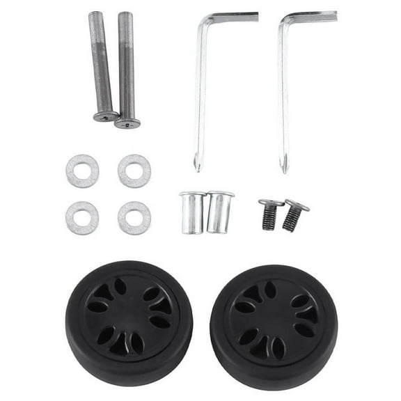 50X15mm Luggage Wheels Replacement Wear PU Caster Suitcase Replacement Wheels Luggage Wheel Universal 6mm 8mm