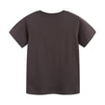 thumbnail image 4 of shoper Boys Tshirts Round Neck Cartoon Print Short Sleeve Soft Cotton Trendy Summer Tops Shirts for Kids Coffee 7Y, 4 of 6