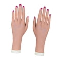 thumbnail image 2 of Stgfyxgs Mannequin Hand, Practice Hand for Acrylic Nails, Soft Flexible Realistic Female Hand, Jewelry Organizer for Bracelet Manicure skin left right hand, 2 of 9