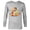 Athletic Heather, variant on Disney Princess Rapunzel Snow White Tiana Spring Easter Eggs - Long Sleeve T-Shirt for Men - Customized-White
