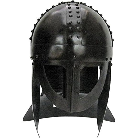 Viking Helmet Antique - Metallic - One Size Rustic Vintage Home Decor Gifts