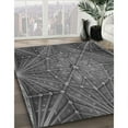 thumbnail image 2 of Ahgly Company Indoor Rectangle Patterned Battleship Gray Area Rugs, 6' x 9', 2 of 6