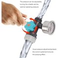 thumbnail image 4 of Adjustable Water Pressure Regulator with Gauge, Water Pressure Reducer Pressure Reducer for Garden Greenhouse Irrigation, High Precision Water Limiting Valve, 4 of 5