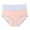 Pink, variant on KHONTS Women's Cotton Underwear High Waist Full Coverage Briefs Soft Breathable Postpartum Panties Stretch Underpants Red XL