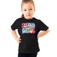 thumbnail image 3 of Retro Second Grade Shirt for Girls Back to School Groovy Girly 2nd Grade T-Shirt Black Shirt 5-6, 3 of 5