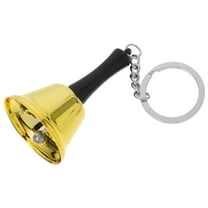 FRCOLOR Hand Bell Ringing Bell With Handle Dinner Bell For Inside Classroom Bell For Alarm Jingles Ringing Golden
