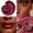 A,4.2*4.2*2.3cm, variant on 3-Color Lip, Cheek and Eye Makeup Cream, Matte Multi-Use Blush, Lip Mud, and Eyeshadow Palette, 1 Count
