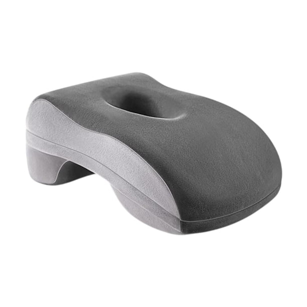 Almohada para la siesta, cojín de apoyo, ligero, para la hora del almuerzo, cómodo, multifunción. Gris