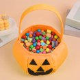 thumbnail image 5 of Extra Large Halloween Woven Basket Long Handle Tote, Storage Bag for Halloween Candy, Gifts, and Toy Organization, 5 of 7