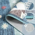 thumbnail image 7 of Junovo Area Rug 4'x6'Indoor Soft Rug Non Slip Rug for Living Room,Blue, 7 of 7